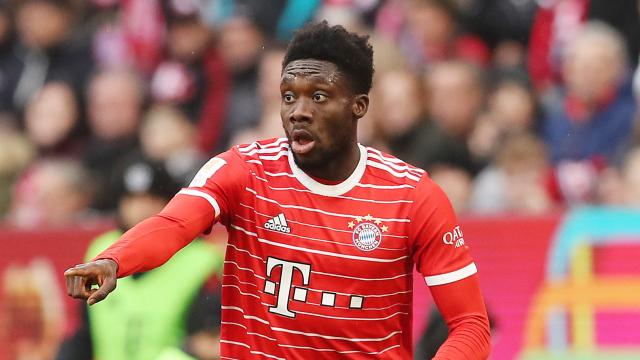 Alphonso Davies, con el Bayern Múnich