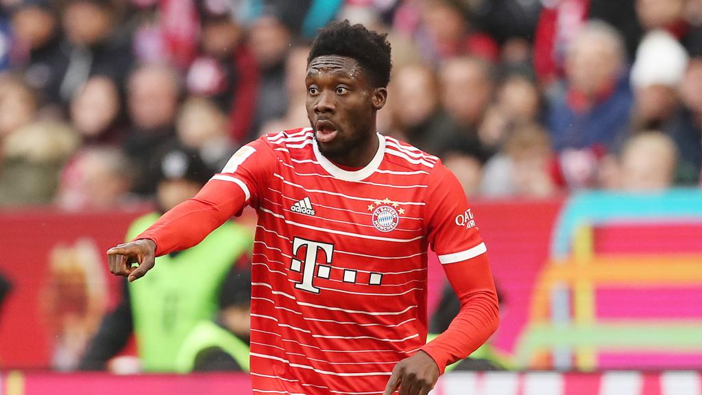 Alphonso Davies, con el Bayern Múnich