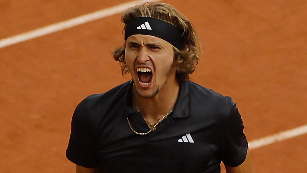 Alexander Zverev, durante su partido de cuartos de final.