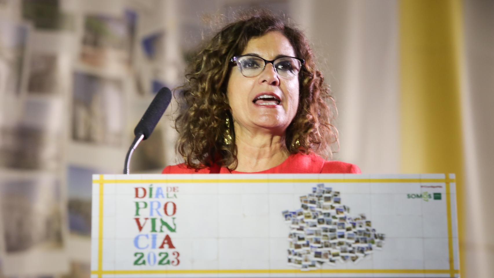 La ministra de Hacienda y Función Pública, María Jesús Montero