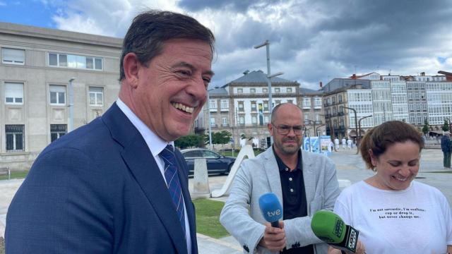 José Ramón Besteiro esta mañana en A Coruña.