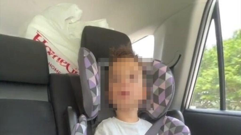 Uno de los hijos de la tiktoker.