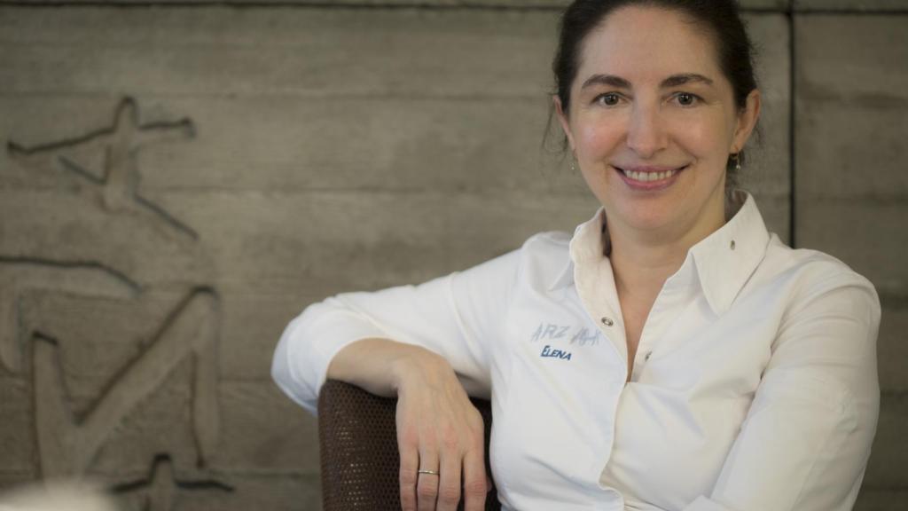 Elena Arzak en su restaurante.