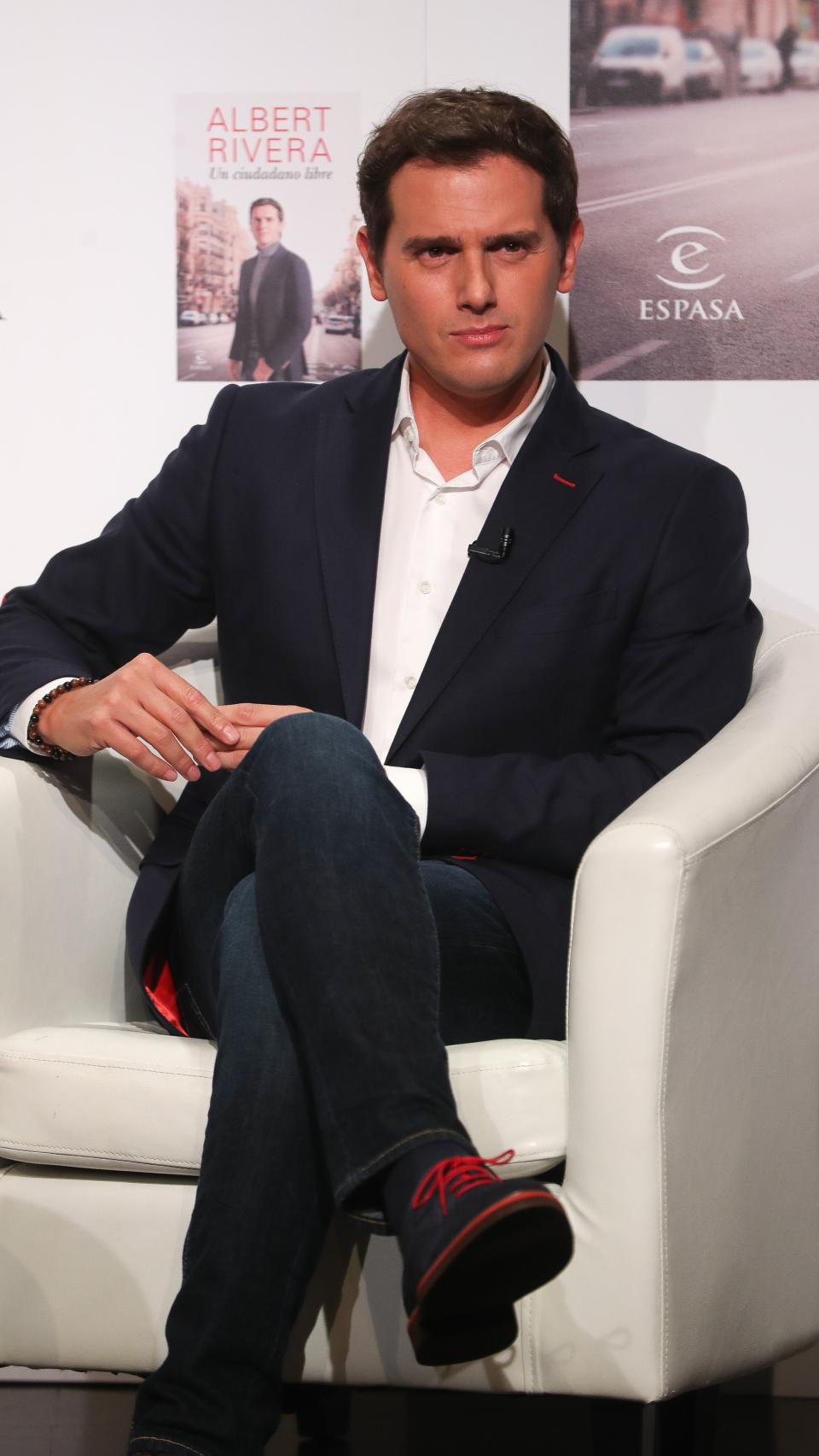 Albert Rivera en la presentación de su libro 'Un ciudadano libre', en septiembre de 2020.