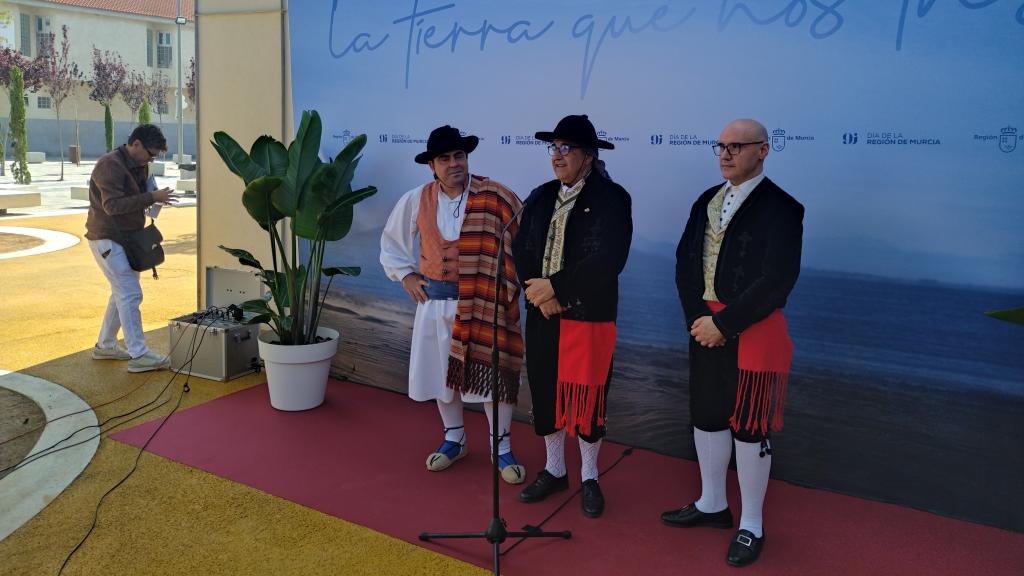 Algunos de los premiados en el Día de la Región de Murcia.