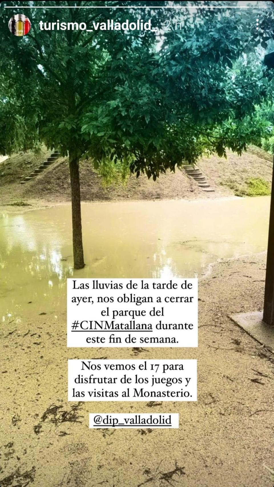 Mensaje en redes sociales
