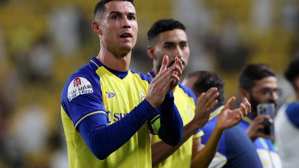 Cristiano Ronaldo con su equipo, Al Nassr