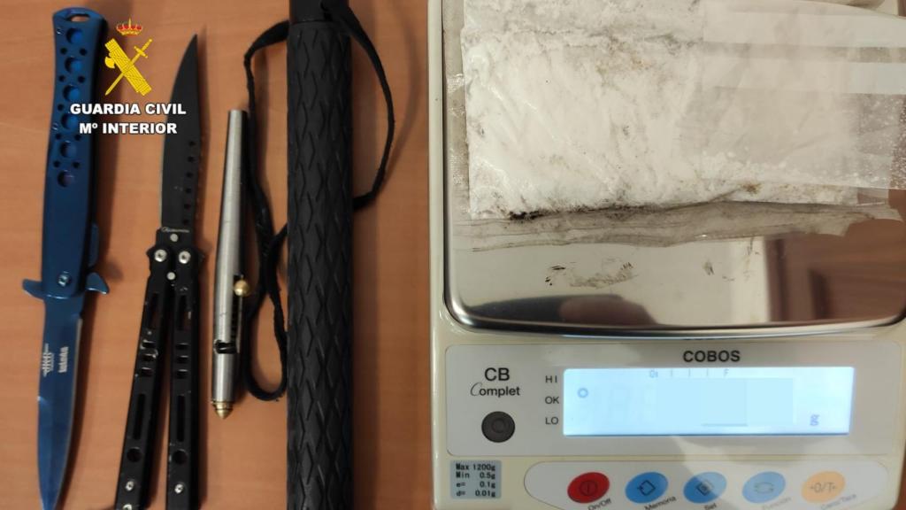 Armas incautadas por la Guardia Civil de Zamora
