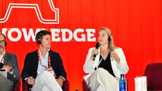 Cristina Martín, CEO de Usyncro, durante su participación en la edición de este año del SIL en Barcelona.