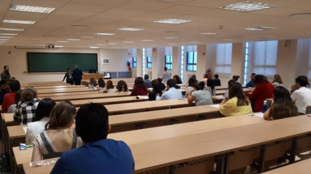 Aspirantes en una convocatoria de oposiciones.