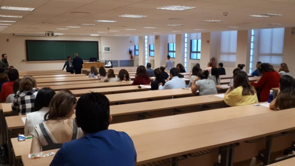 Aspirantes en una convocatoria de oposiciones.