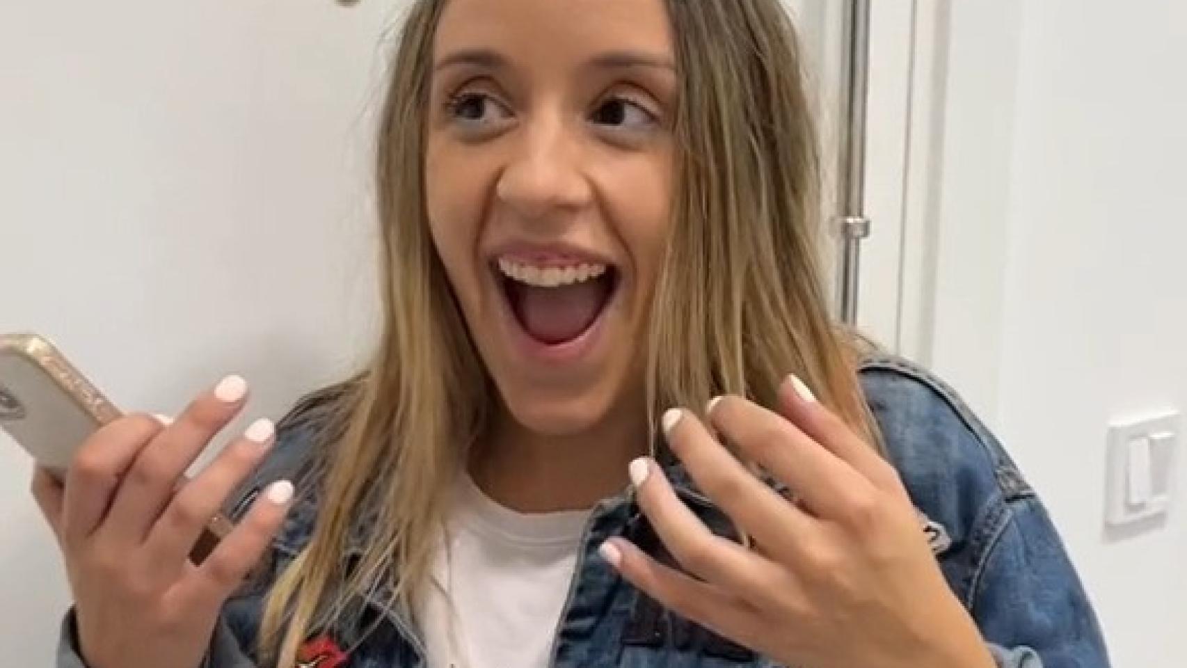 La amiga del tiktoker @davidporloscodos.