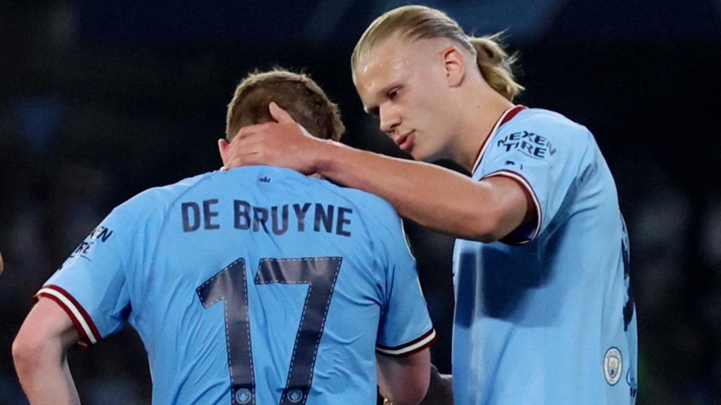 De Bruyne se marchó lesionado.