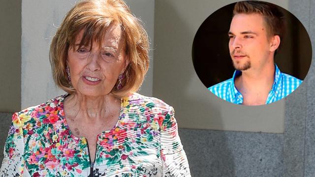 María Teresa Campos junto a su nieto, José María Almoguera, en un montaje de EL ESPAÑOL.