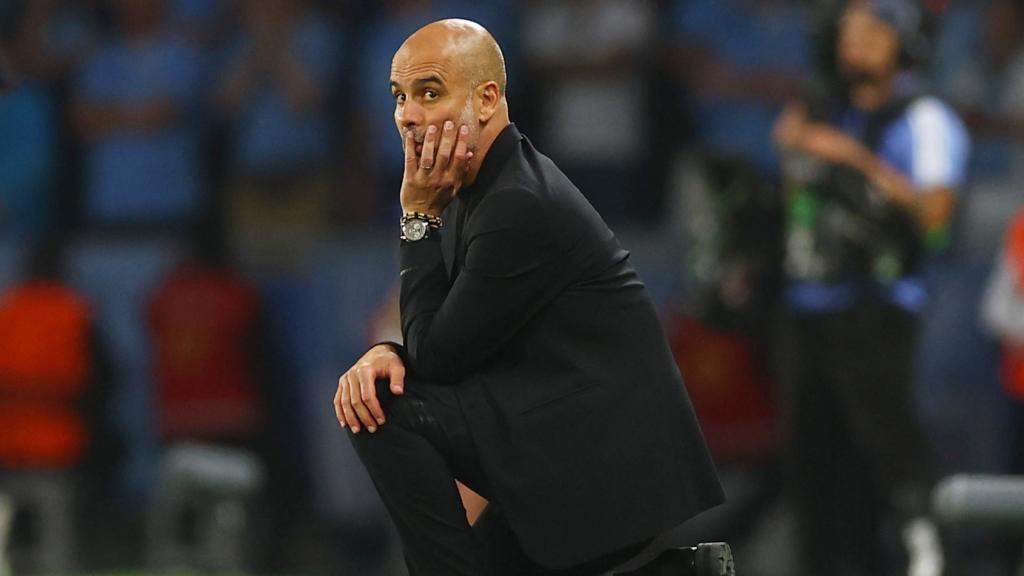 Guardiola, en la final de la Champions League.