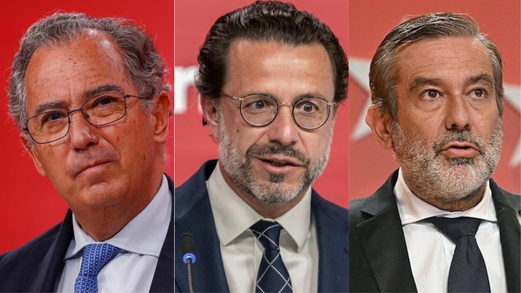 Enrique Ossorio, Javier Fernández Lasquetty y Enrique López.
