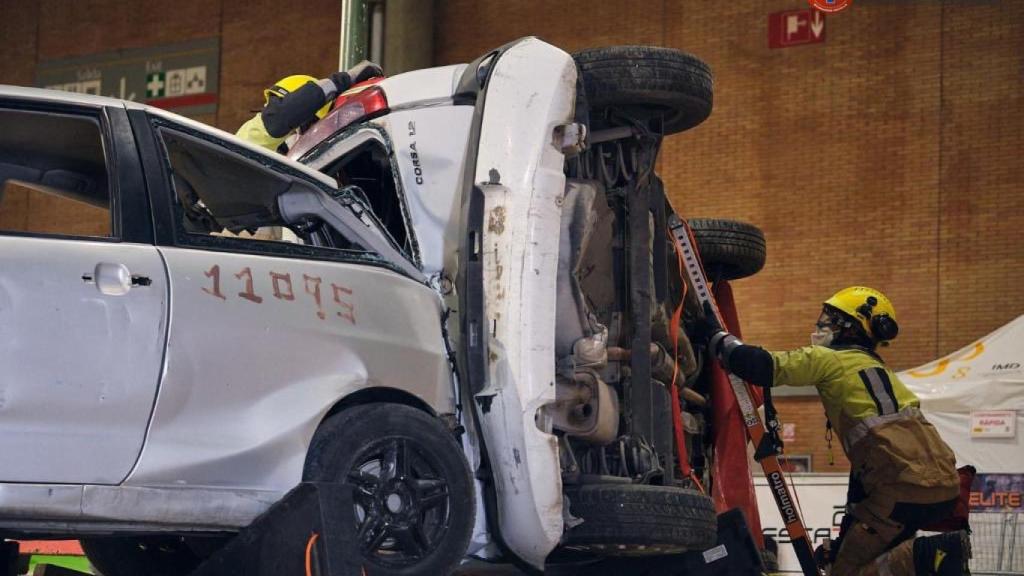 Una imagen del curso de Sevilla donde estuvieron los bomberos de Valencia.