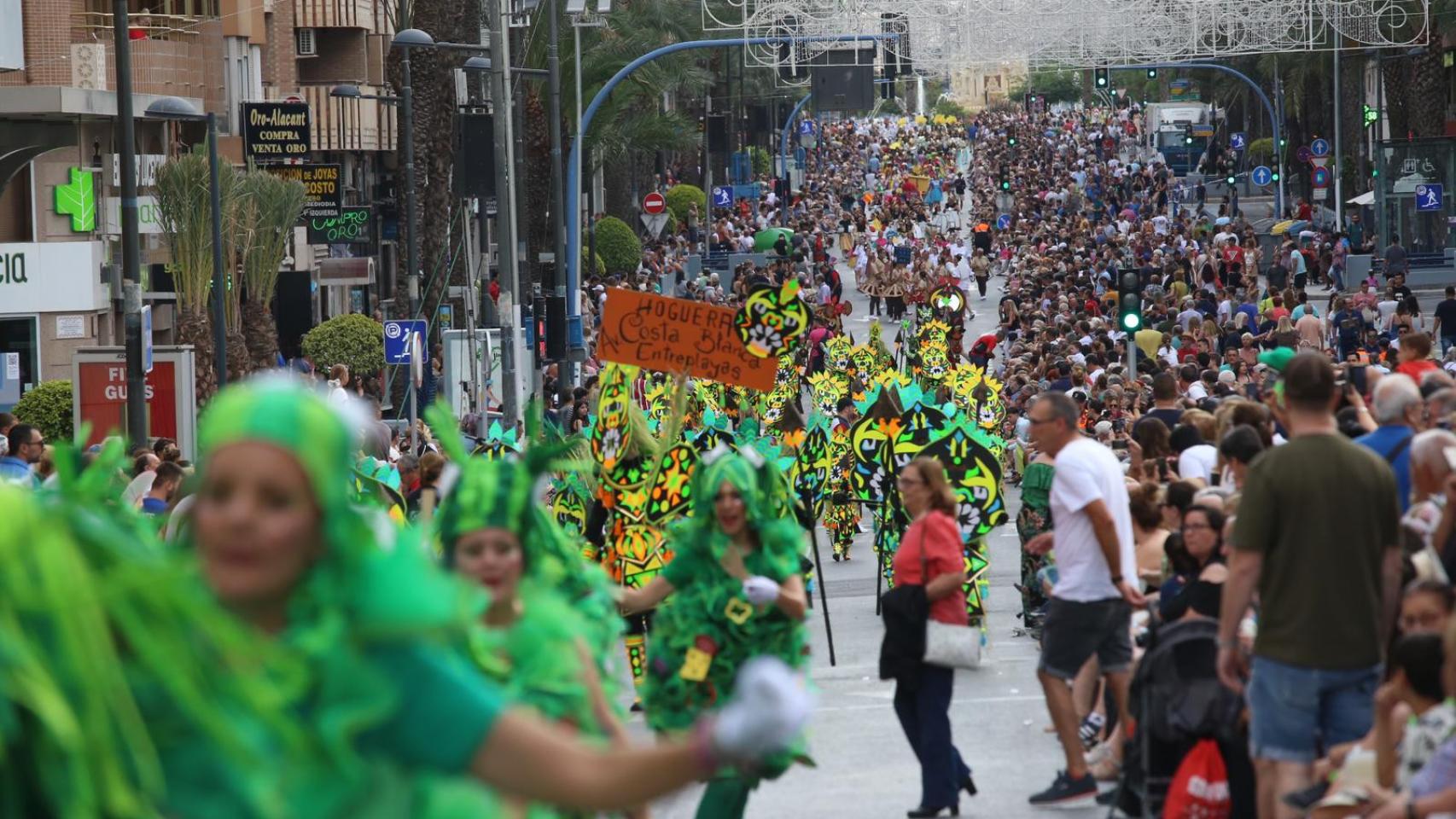 Un momento del desfile.