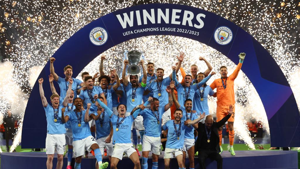 El Manchester City, campeón de la Champions League.