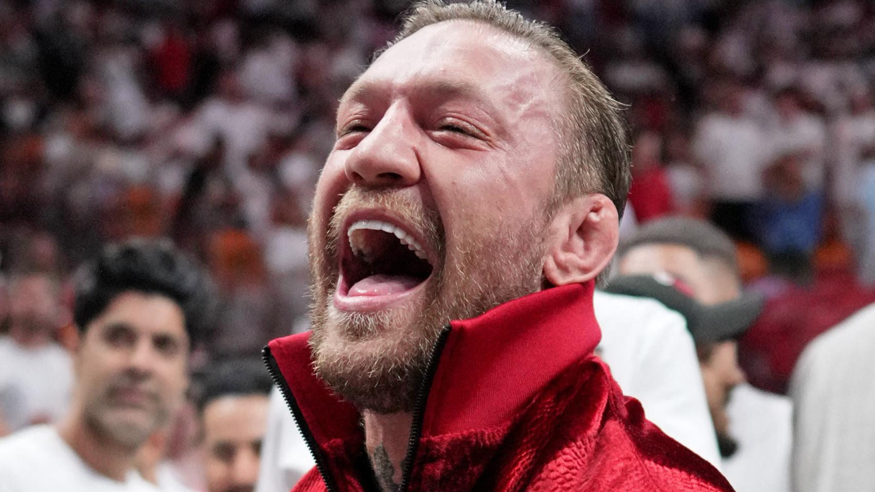 Conor McGregor, durante el cuarto partido de la final de la NBA entre Miami Heat y Denver Nuggets