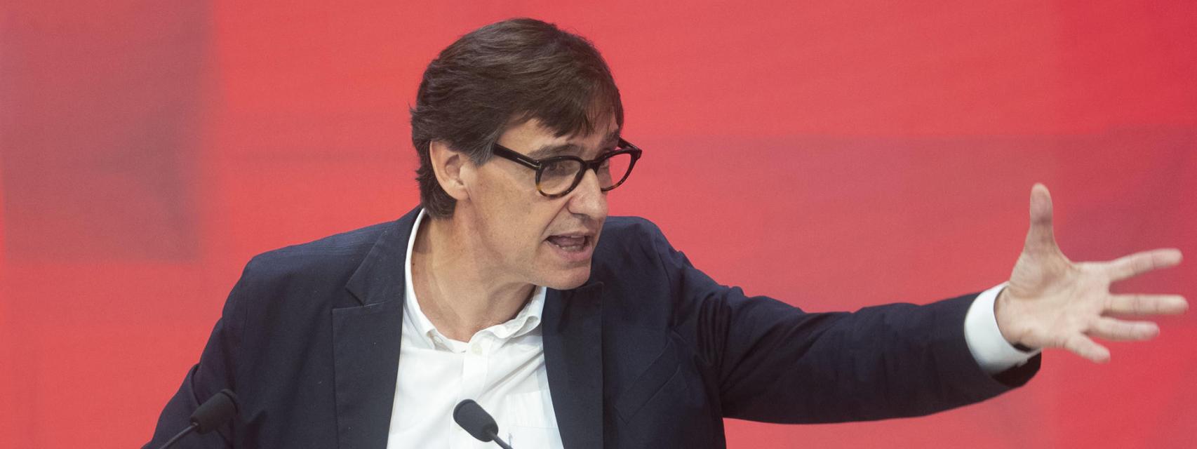 El primer secretario del PSC, Salvador Illa.