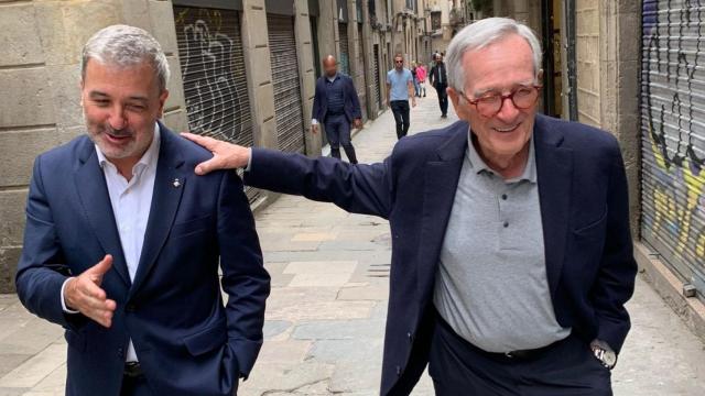Jaume Collboni y Xavier Trias, en Barcelona.
