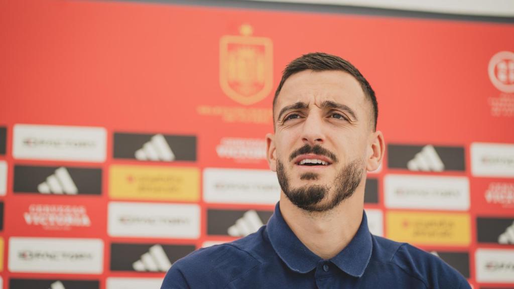Joselu, durante su entrevista con EL ESPAÑOL.