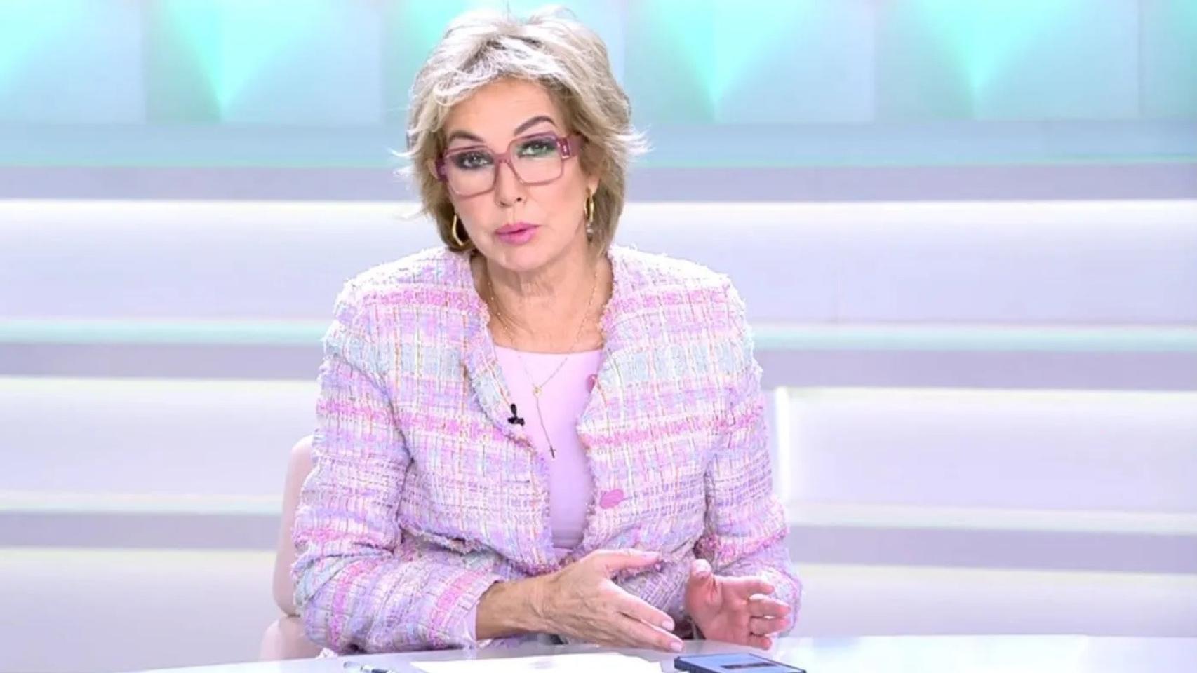 Ana Rosa Quintana, esta mañana en su programa.