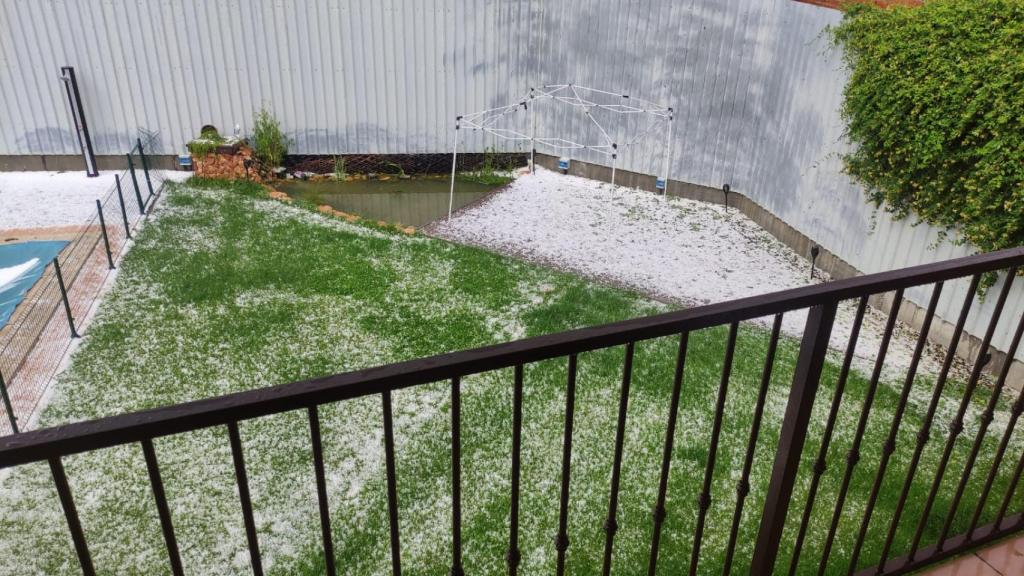 Granizada en Seseña (Toledo). Foto: EL ESPAÑOL - EL DIGITAL CLM.