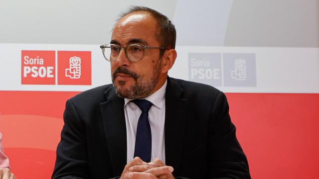 El líder del PSOE de Soria, Luis Rey, en una imagen de archivo.