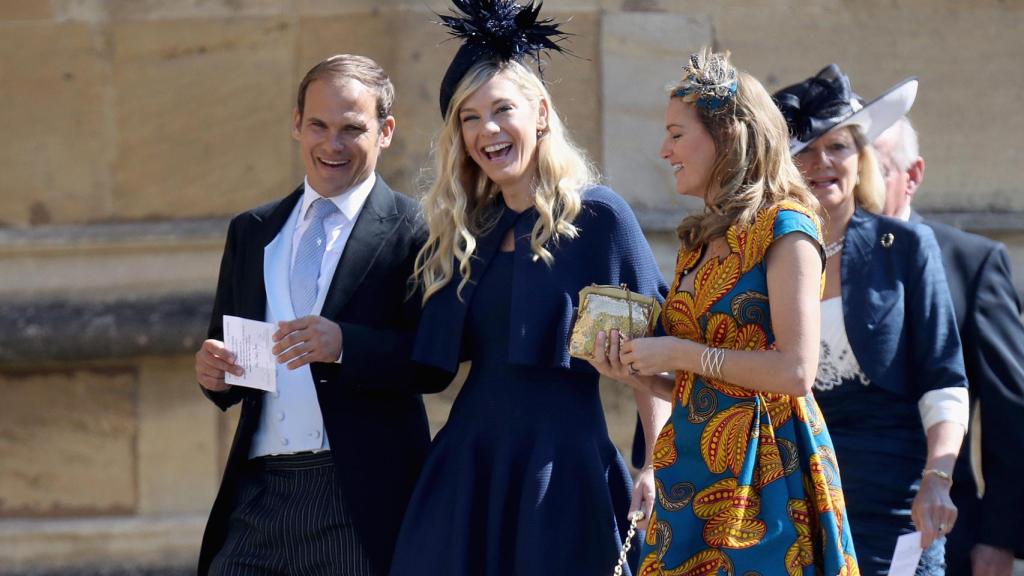 Chelsy Davy, en la boda del príncipe Harry y Meghan Markle.