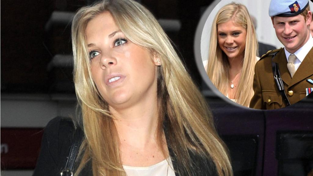 Chelsy Davy junto al príncipe, en un montaje de JALEOS.