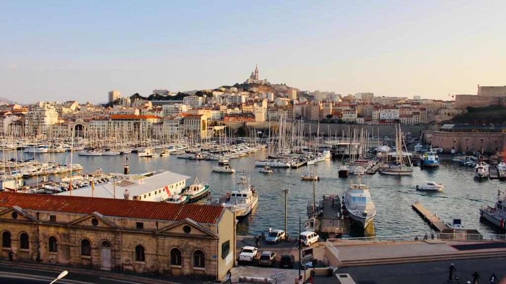 El puerto de Marsella (Francia).