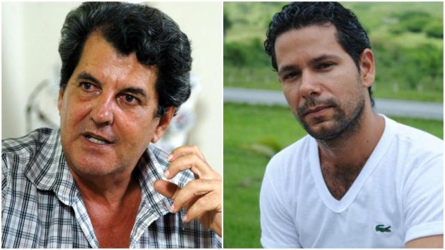 Oswaldo Payá, a la izquierda, y Harold Cepero, a la derecha.