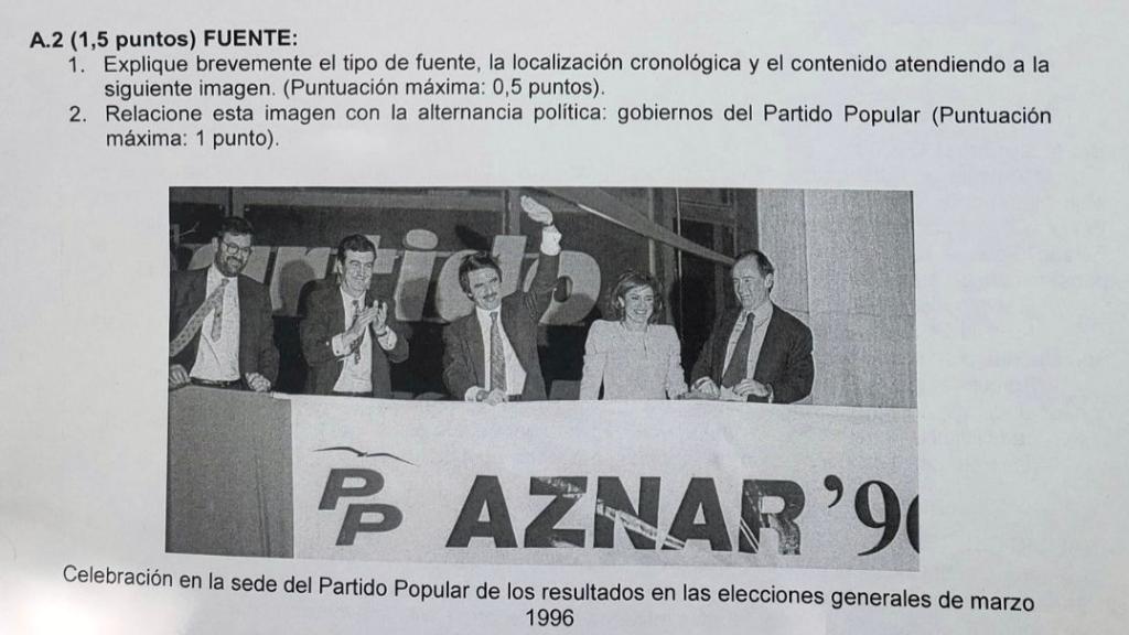 Examen de Historia de Selectividad en la Comunidad de Madrid.