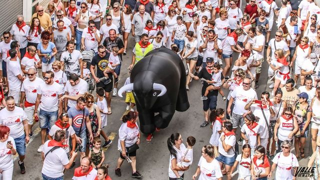 Una imagen del sanfermín solidario del año pasado.