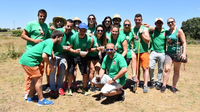 Peña Los Chukys, mayordomos en las Fiestas de San Juan de Hinojosa de Duero 2023