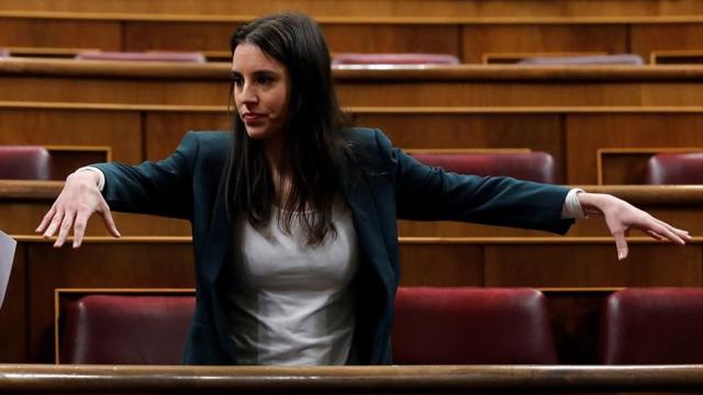Irene Montero en el Congreso de los Diputados.