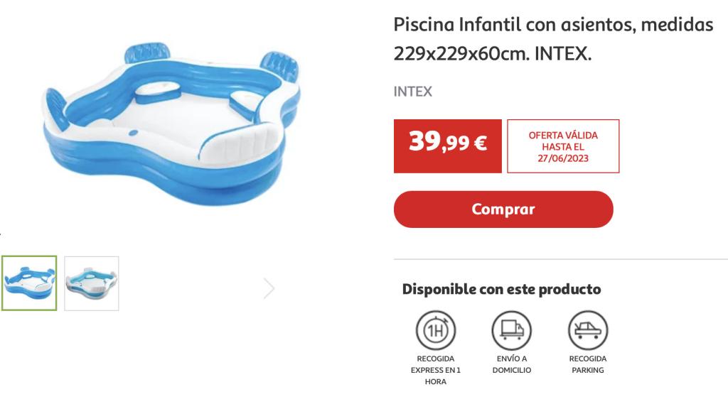 Piscina infantil.