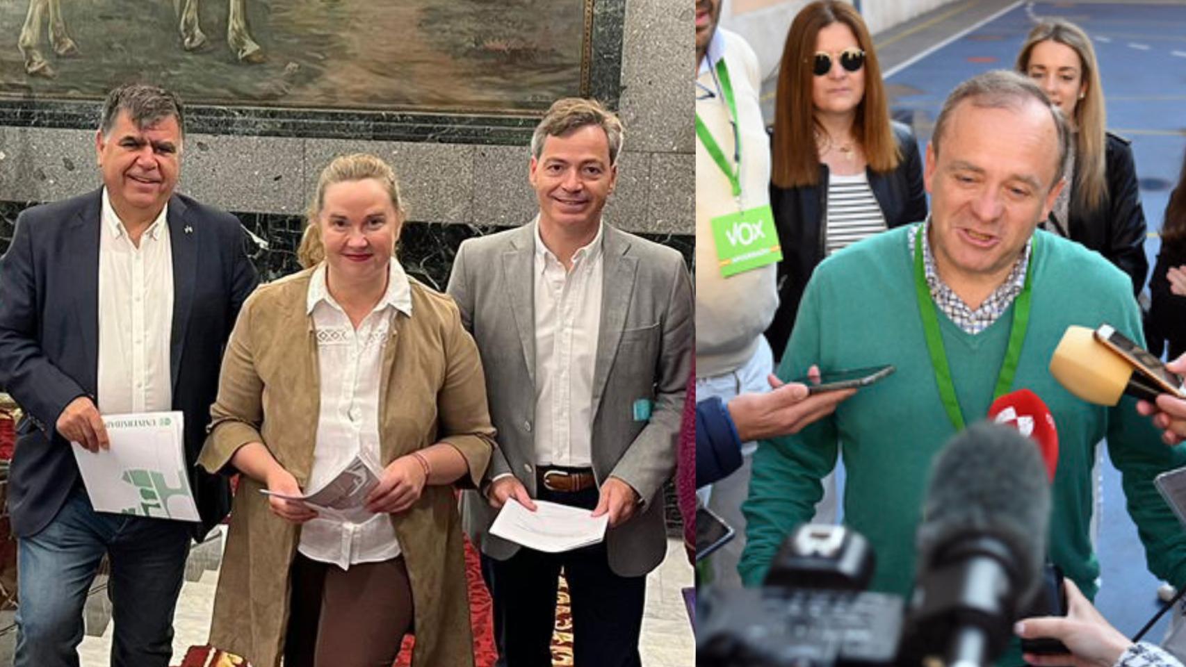 Cristina Ayala y Fernando Martínez-Acitores, en un montaje de El Español