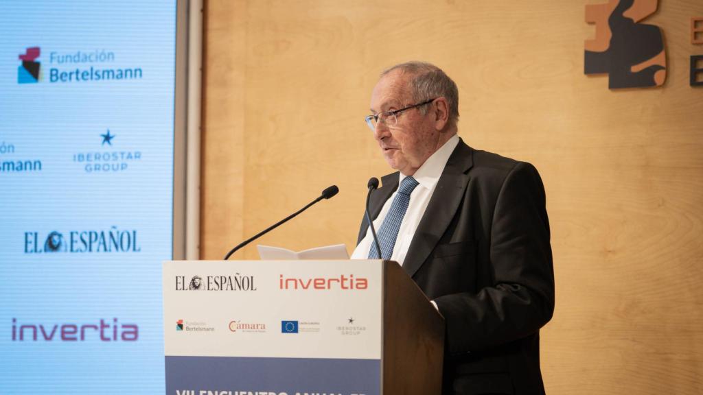 Jose Luis Bonet, director de la Cámara de Comercio en el acto inaugural.