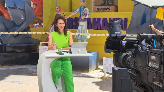 Imagen de un programa especial de Hogueras de À Punt, en imagen de archivo.