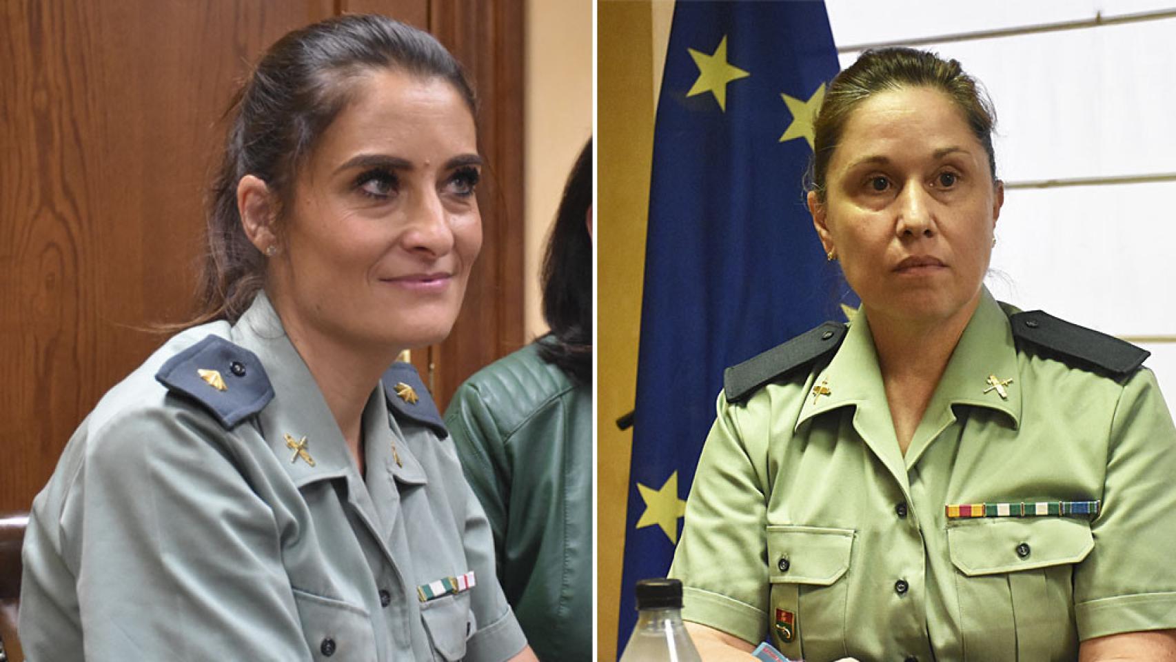 Elena a la izquierda y Begoña a la derecha