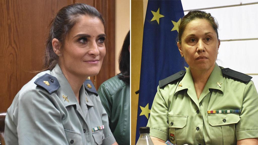 Elena a la izquierda y Begoña a la derecha