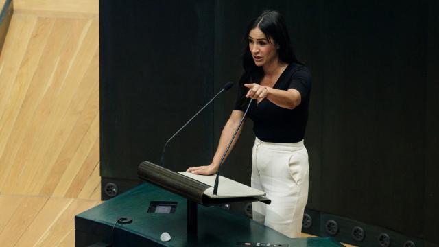 Begoña Villacís, en su último pleno.
