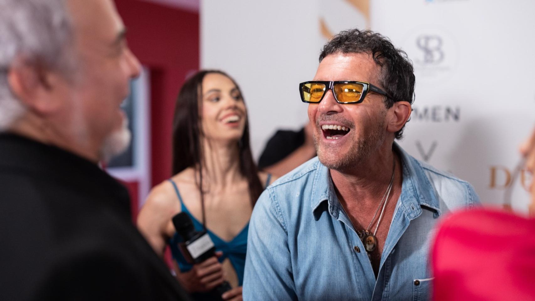 Antonio Banderas en la entrega de premios que llevan su nombre.