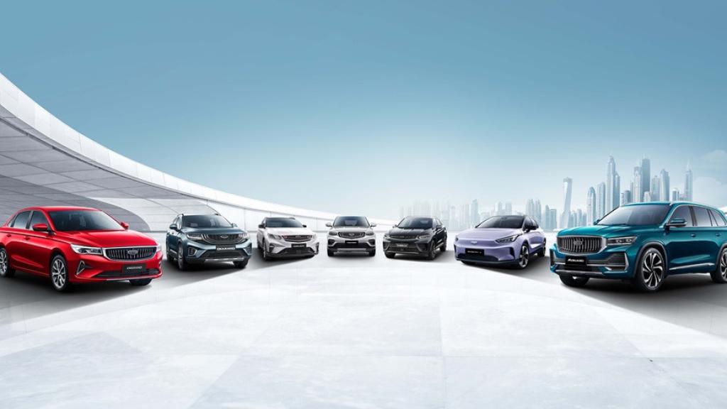 Flota de vehículos de Geely