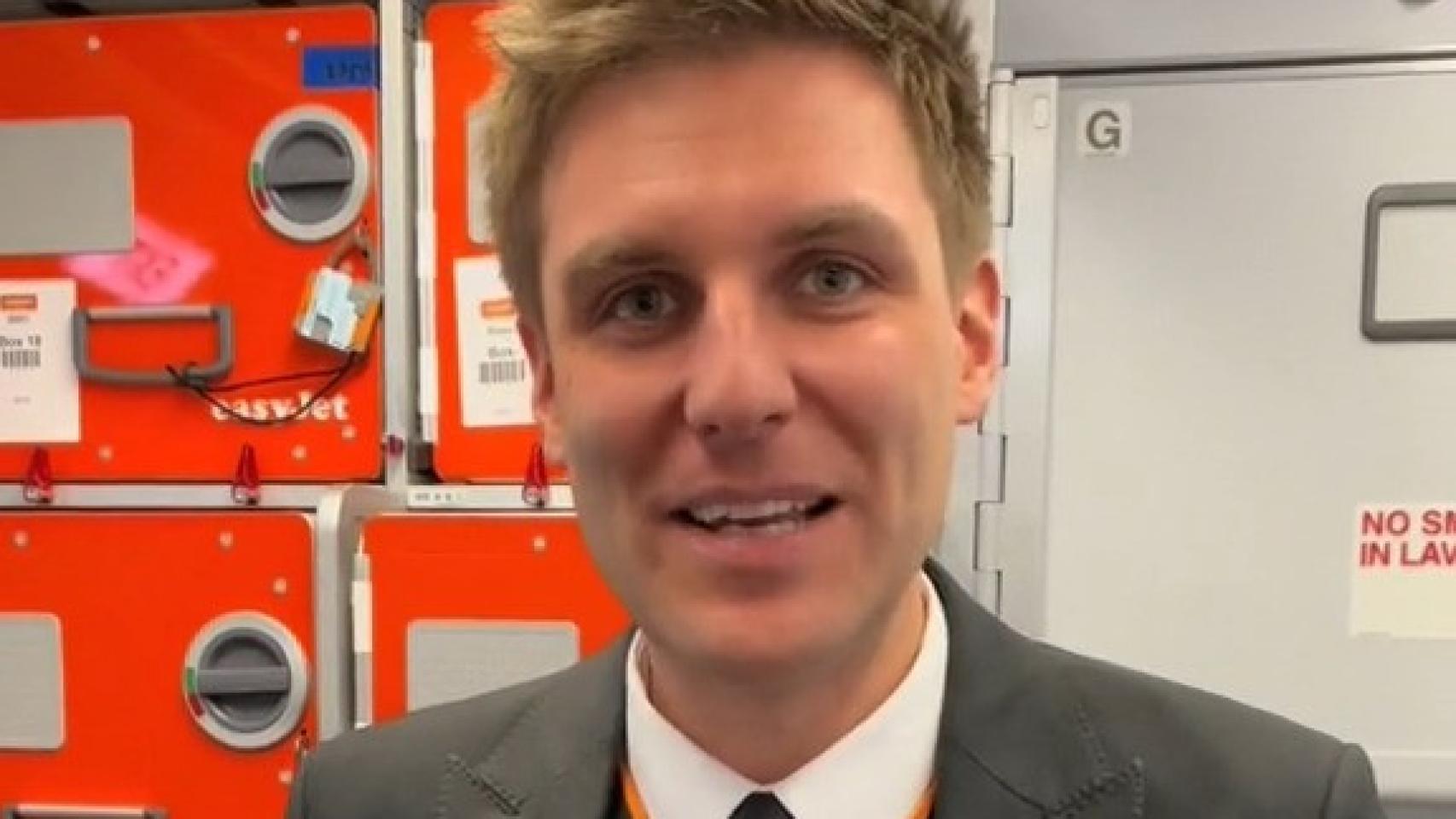 Un piloto de la aerolínea easyJet.