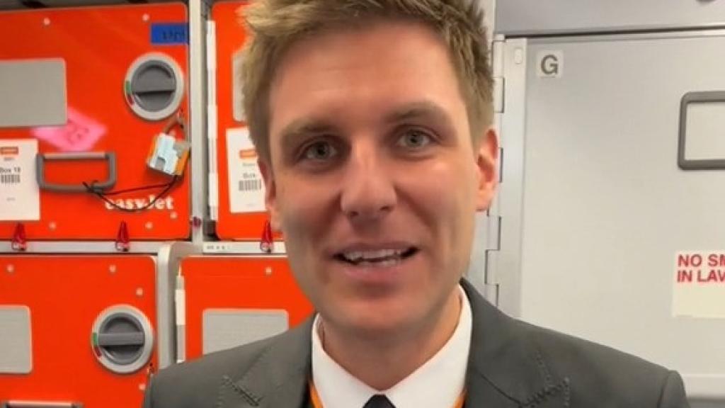 Un piloto de la aerolínea easyJet.