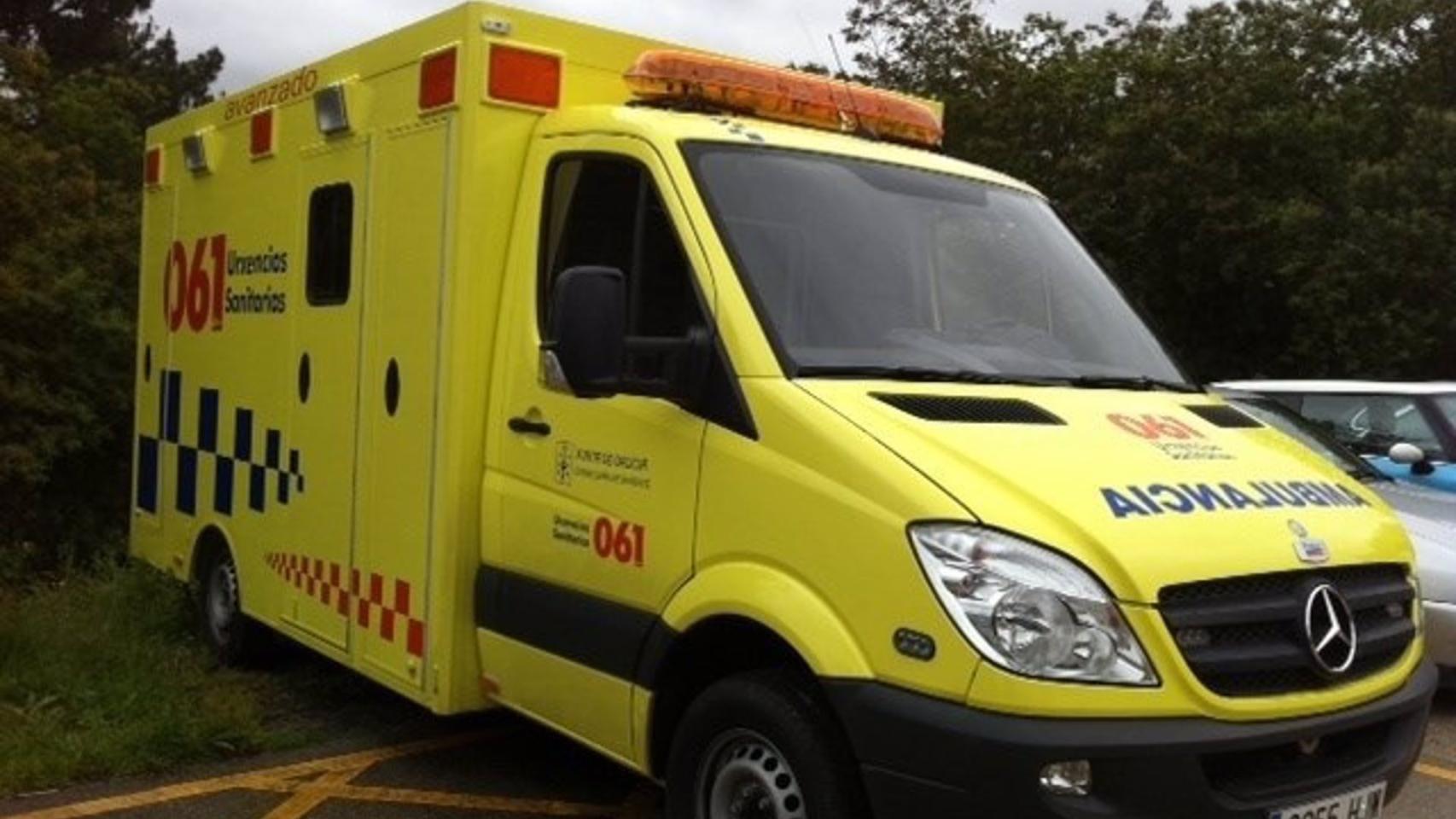 Imagen de archivo de una ambulancia del 061.
